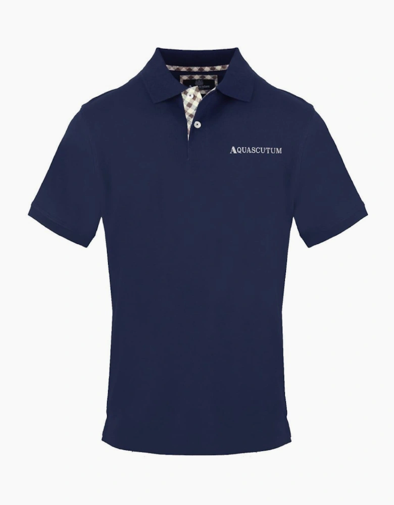 Collared Neck Short Sleeve Polo Shirt