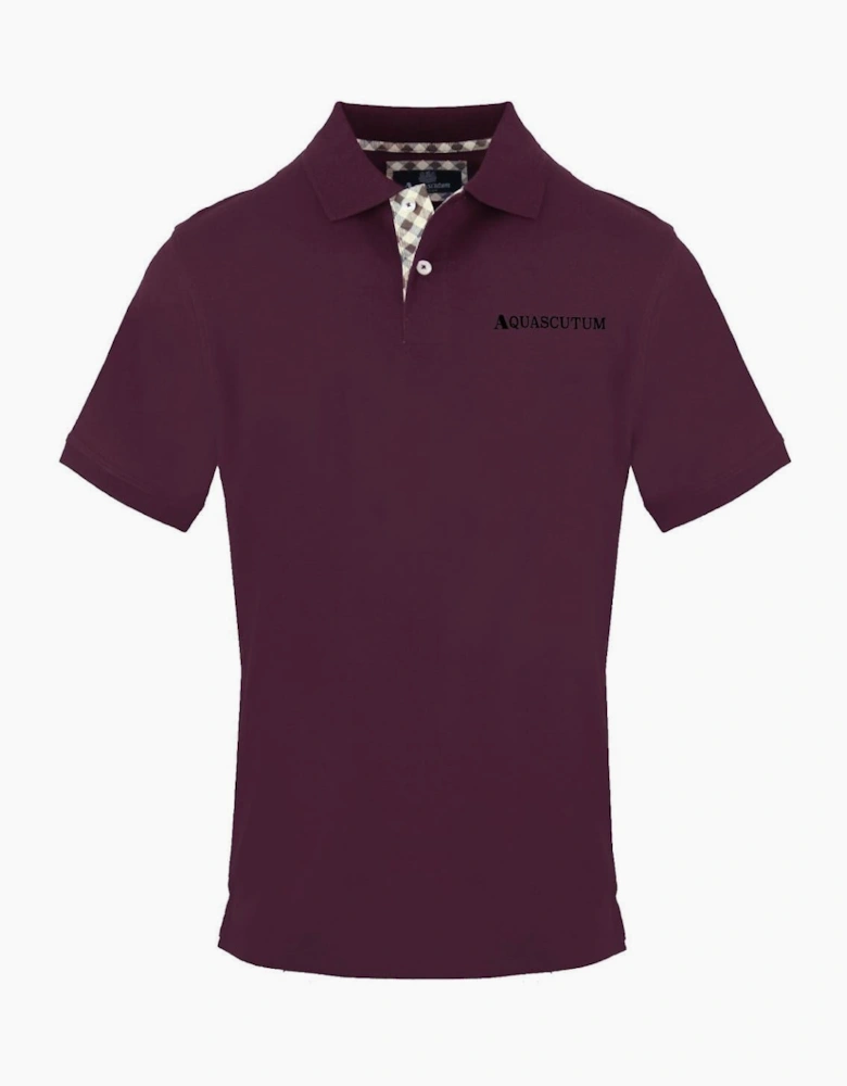 Collared Neck Short Sleeve Polo Shirt