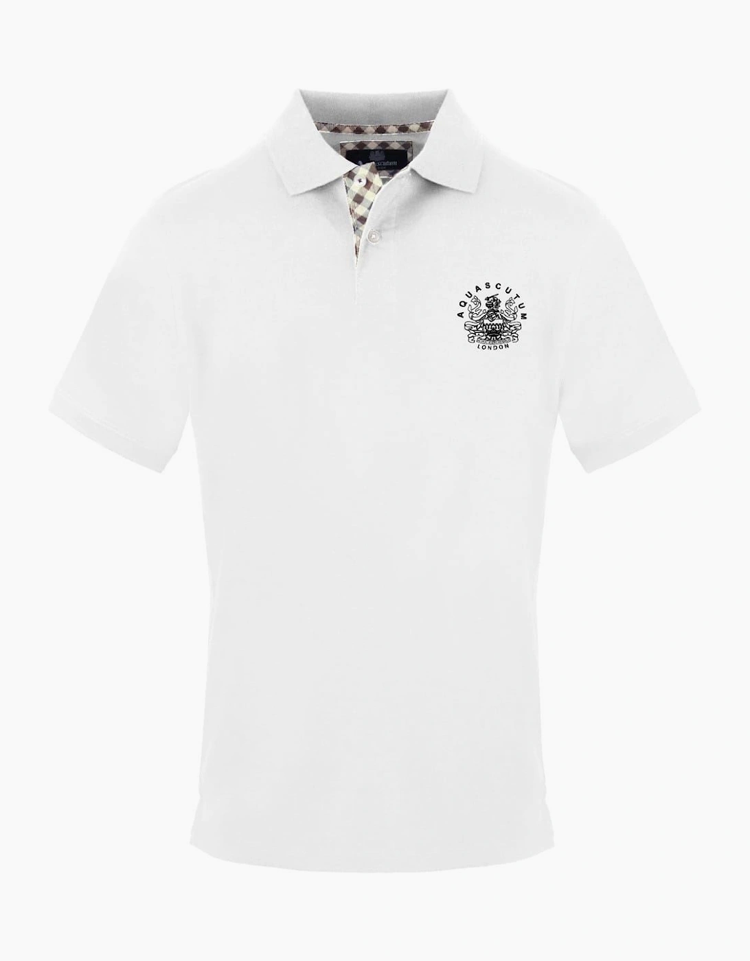 Collared Neck Short Sleeve Polo Shirt