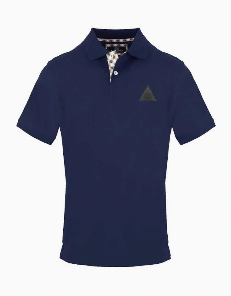 Collared Neck Short Sleeve Polo Shirt