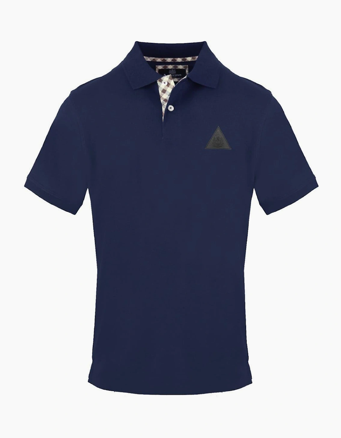 Collared Neck Short Sleeve Polo Shirt