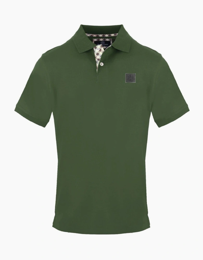 Collared Neck Short Sleeve Polo Shirt
