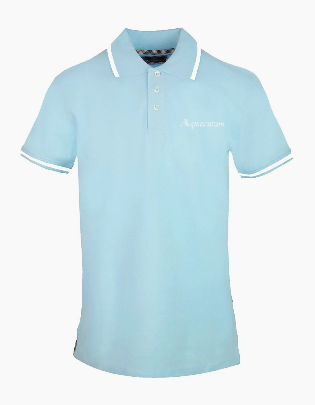 Collared Neck Short Sleeve Polo Shirt