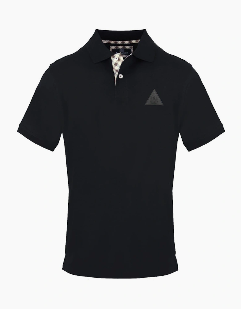 Collared Neck Short Sleeve Polo Shirt