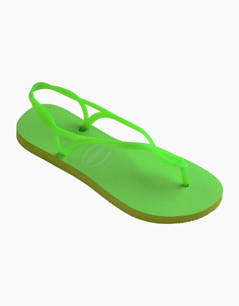 Neon Thong Toe Flip Flop Sandals