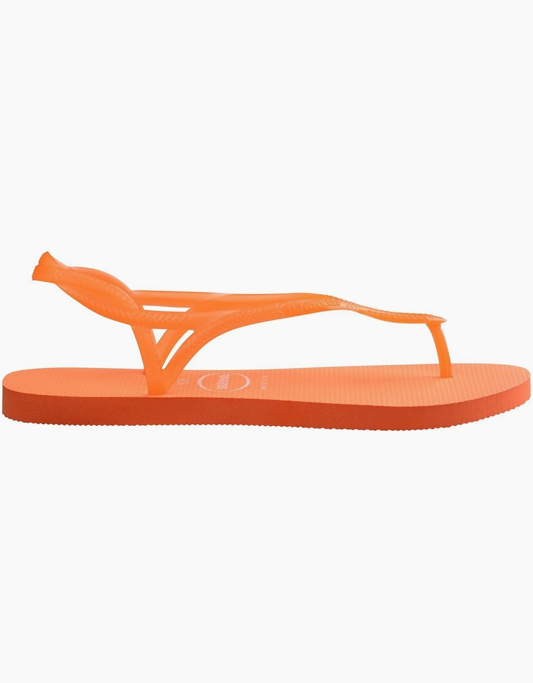 Havaianas Women's Orange Neon Thong Toe Flip Flop Sandals  Size 8
