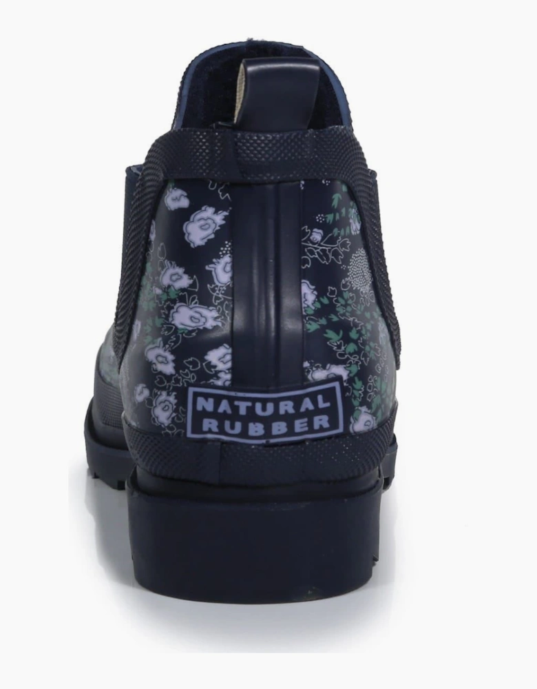 Harper Floral Rain Boots with Lug Sole