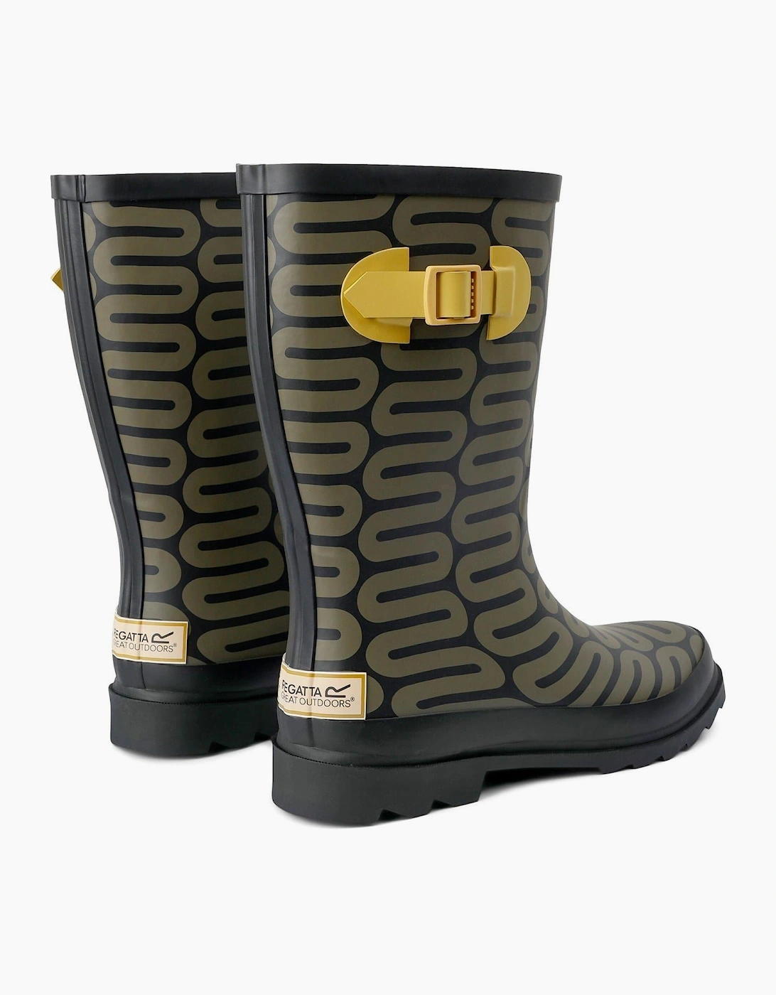 Orla Quarter Wellies Rain Boots with Lug Sole