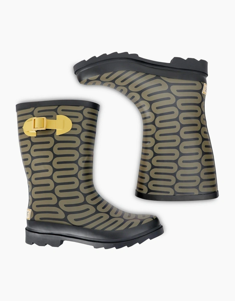 Orla Quarter Wellies Rain Boots with Lug Sole