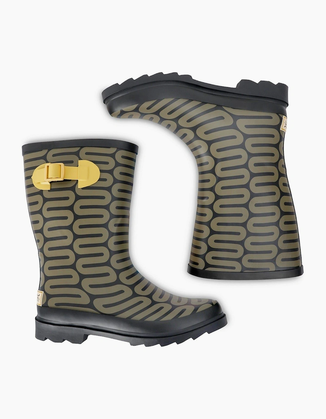 Orla Quarter Wellies Rain Boots with Lug Sole