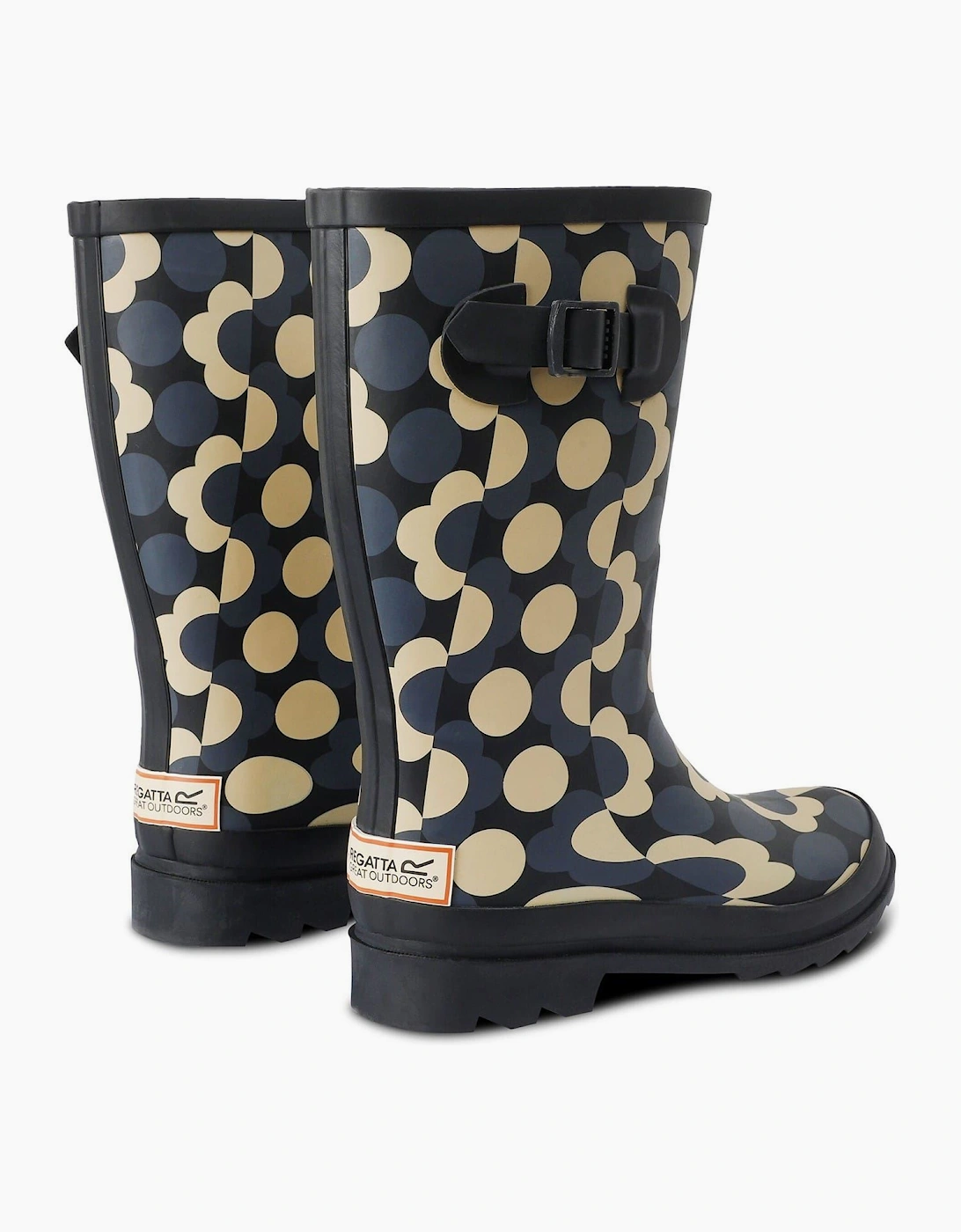 Orla Quarter Welly Polka Dot Rain Boots