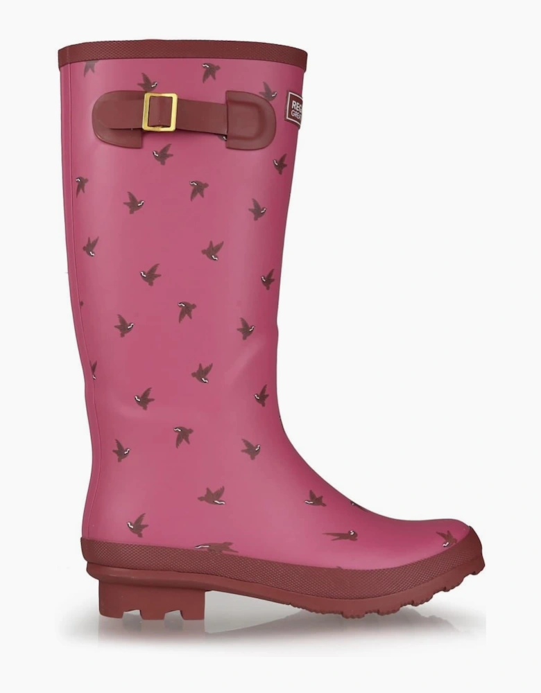 Lady Fairweath Graphic Print Wellington Boots