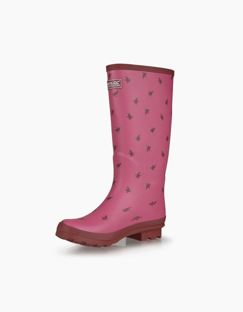 Lady Fairweath Graphic Print Wellington Boots