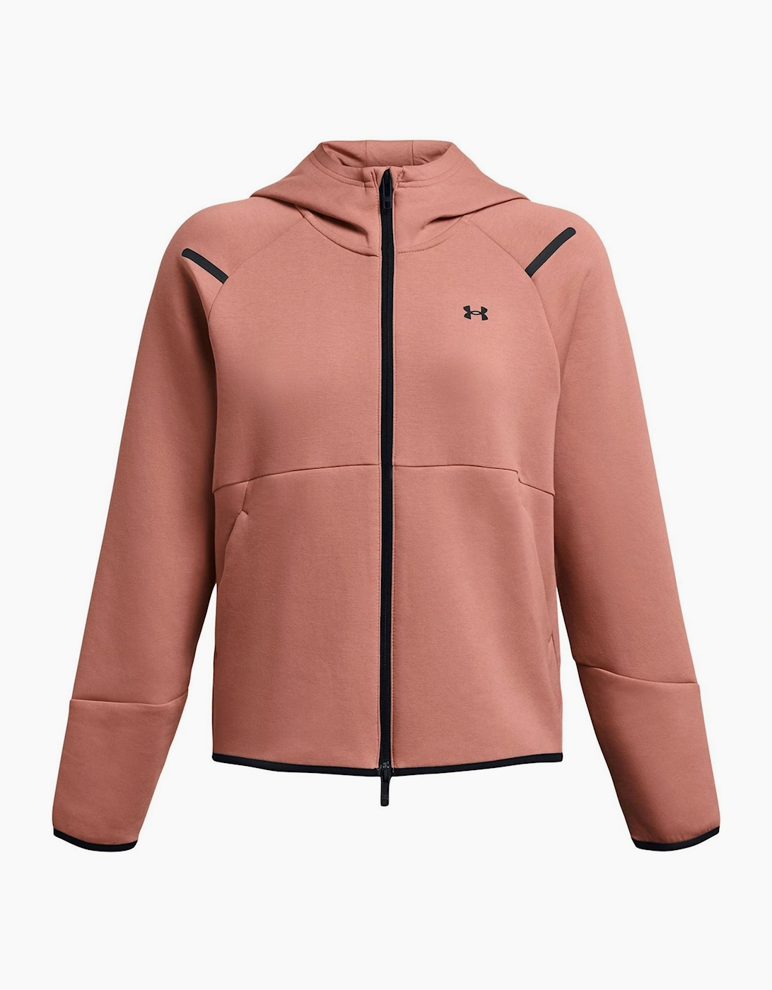 Unst Heathered Patterned Hooded Full Zipper Sweat Jacket, 7 of 6