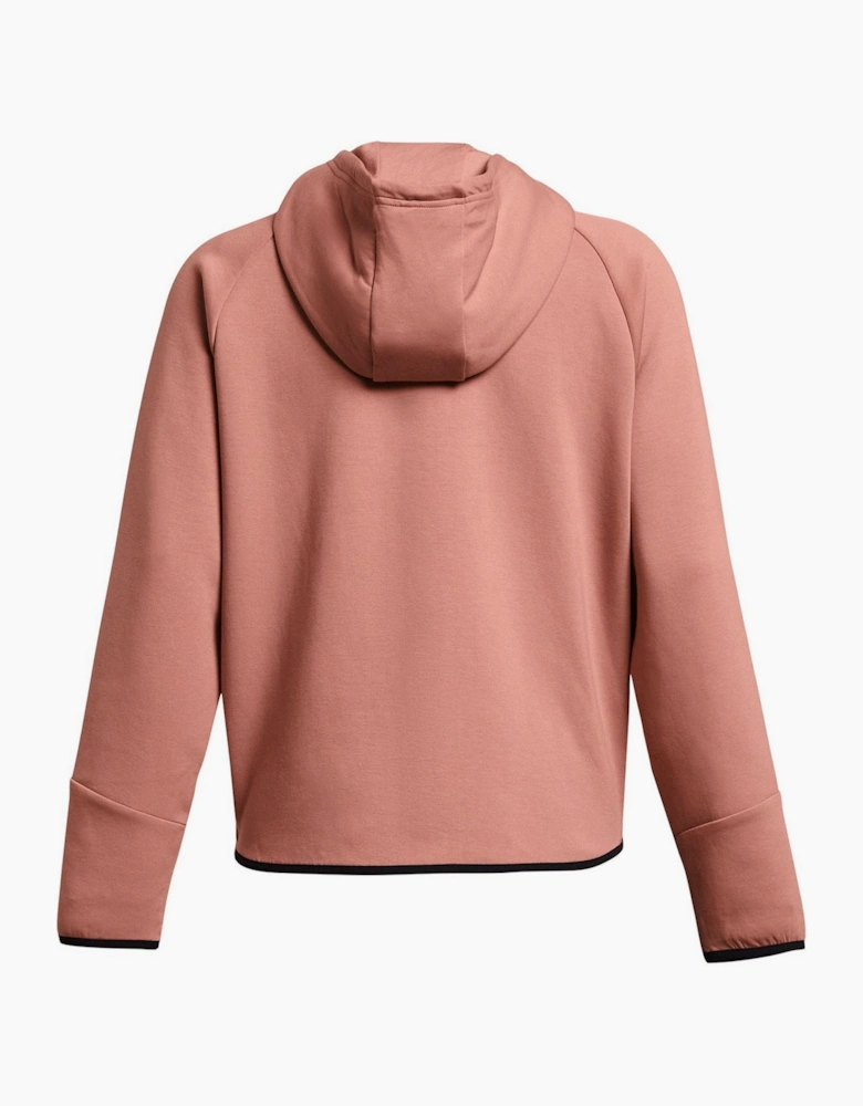 Unst Heathered Patterned Hooded Full Zipper Sweat Jacket