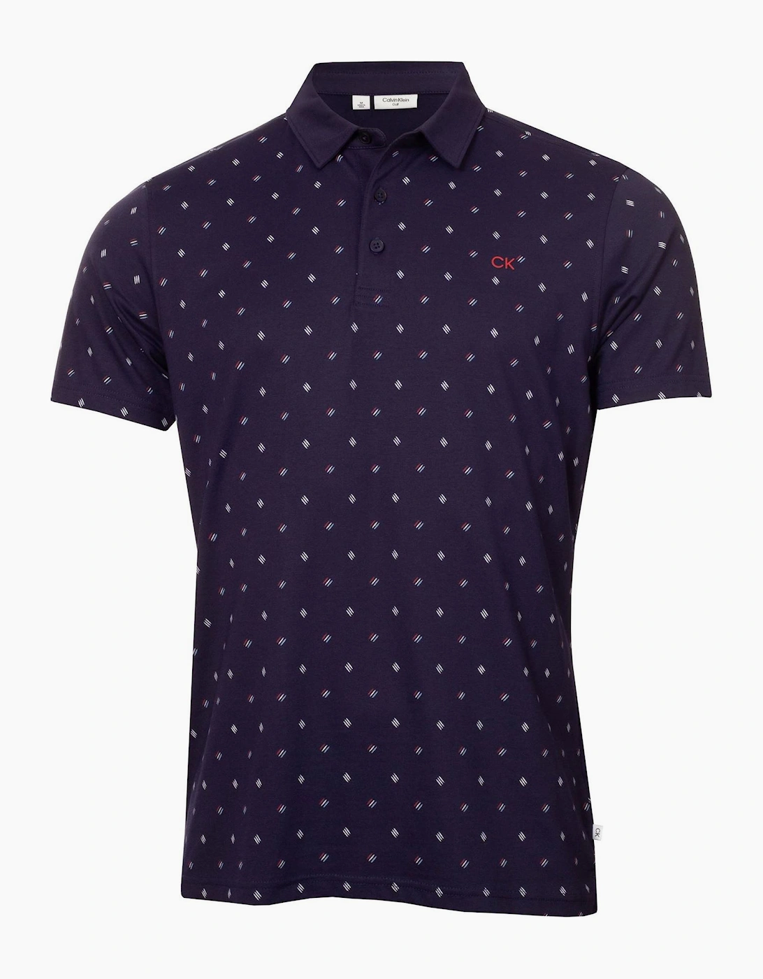Graphic Print Collared Short Sleeve Polo Shirt, 6 of 5