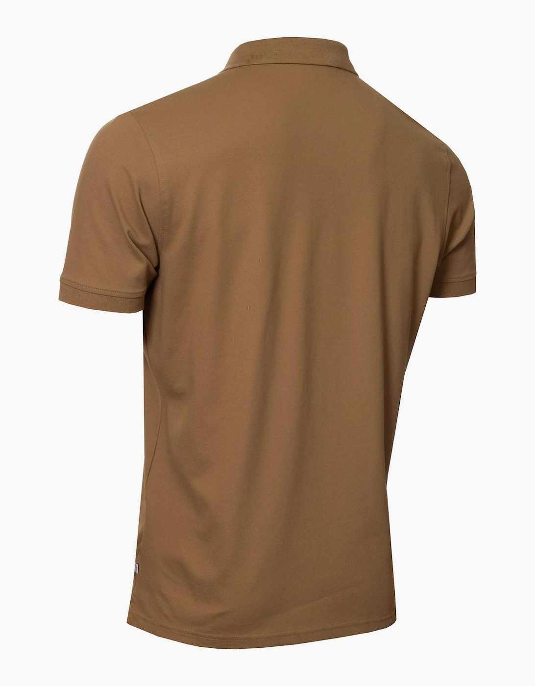 Embroidered Lacoste Lettering Collared Polo Shirt