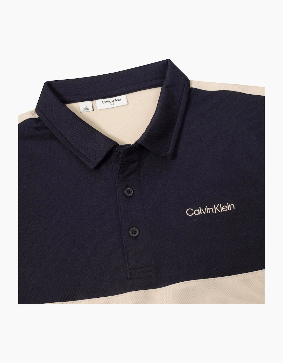 Embroidered Lacoste Lettering Collared Polo Shirt