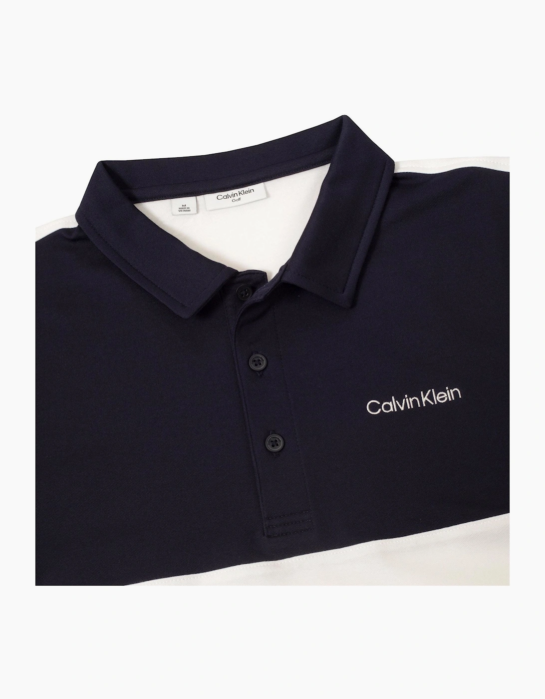 Embroidered Lacoste Lettering Collared Polo Shirt