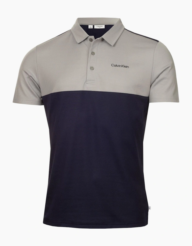Embroidered Lacoste Lettering Collared Polo Shirt