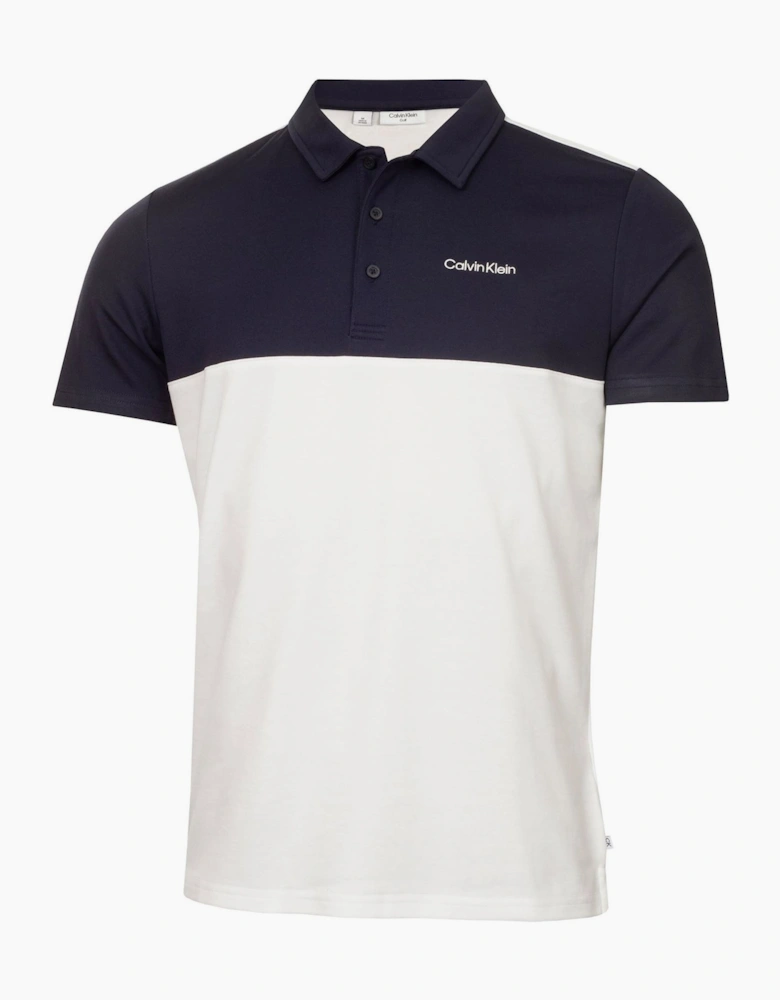Embroidered Lacoste Lettering Collared Polo Shirt