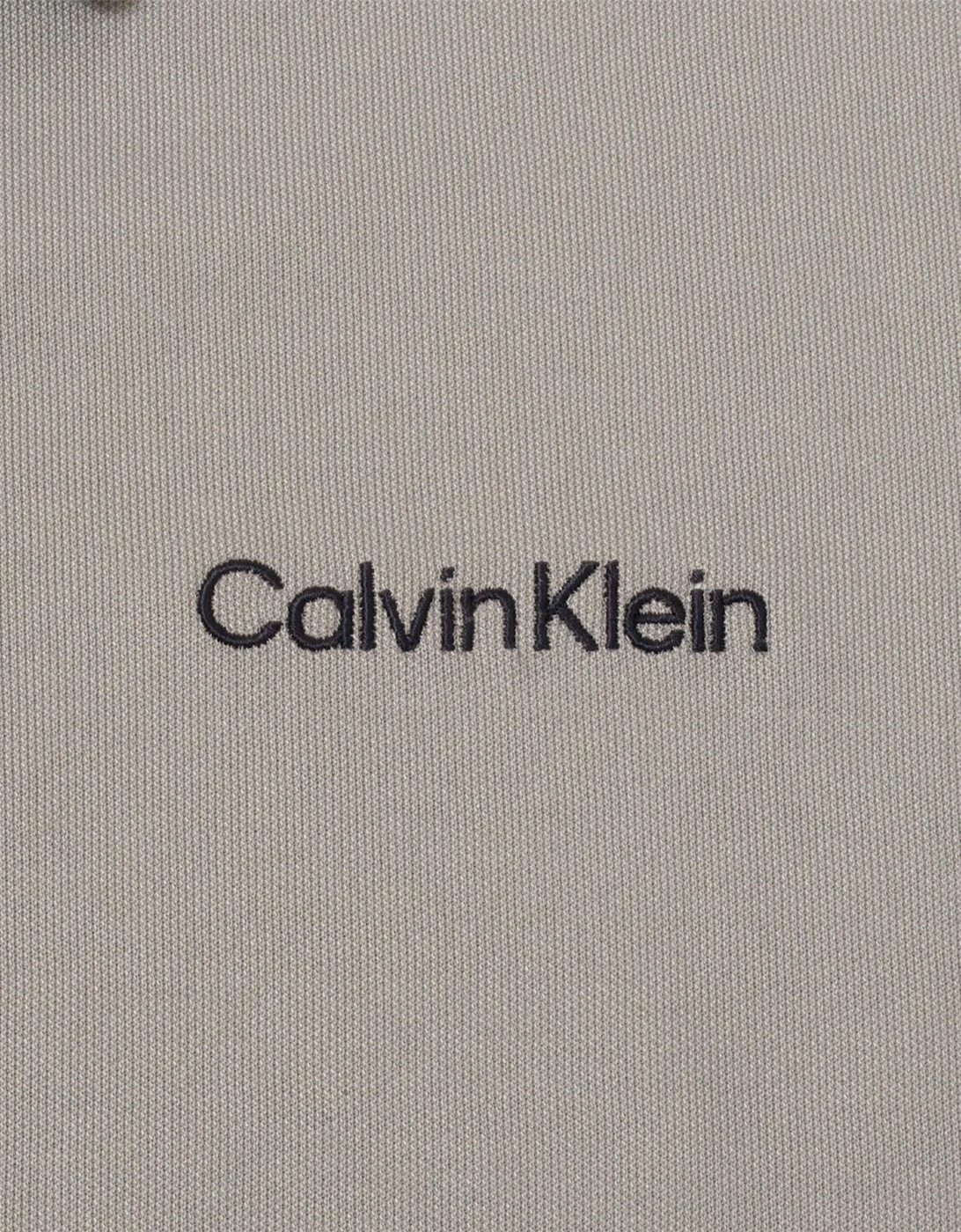 Embroidered Lacoste Lettering Collared Polo Shirt