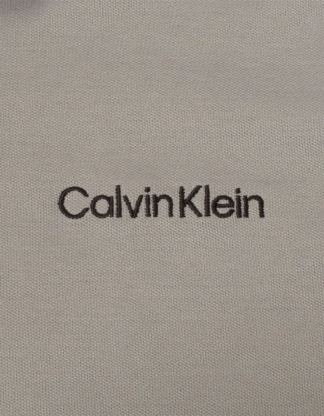 Embroidered Lacoste Lettering Collared Polo Shirt