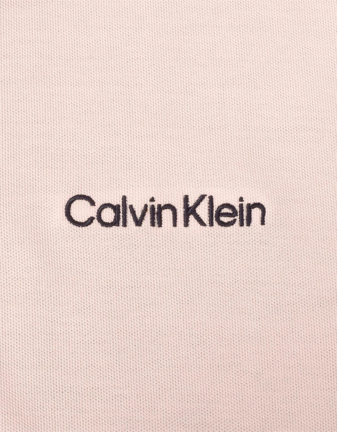 Embroidered Lacoste Lettering Collared Polo Shirt