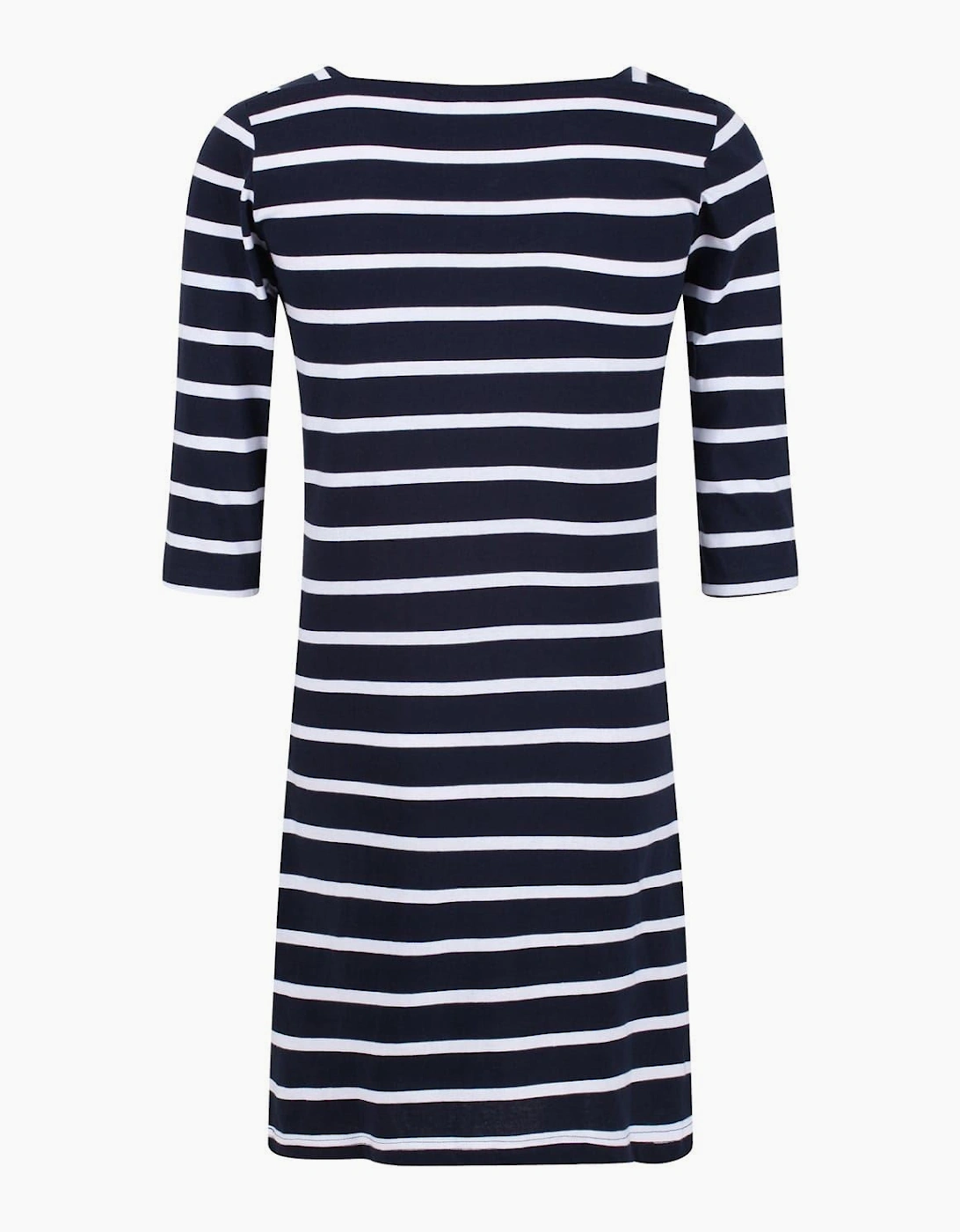 Paislee Boat Neck Three Quarter Sleeve Knee Length Dress