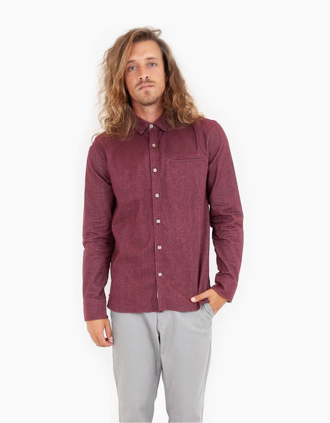 Willow Collared Neck Long Sleeve Shirt