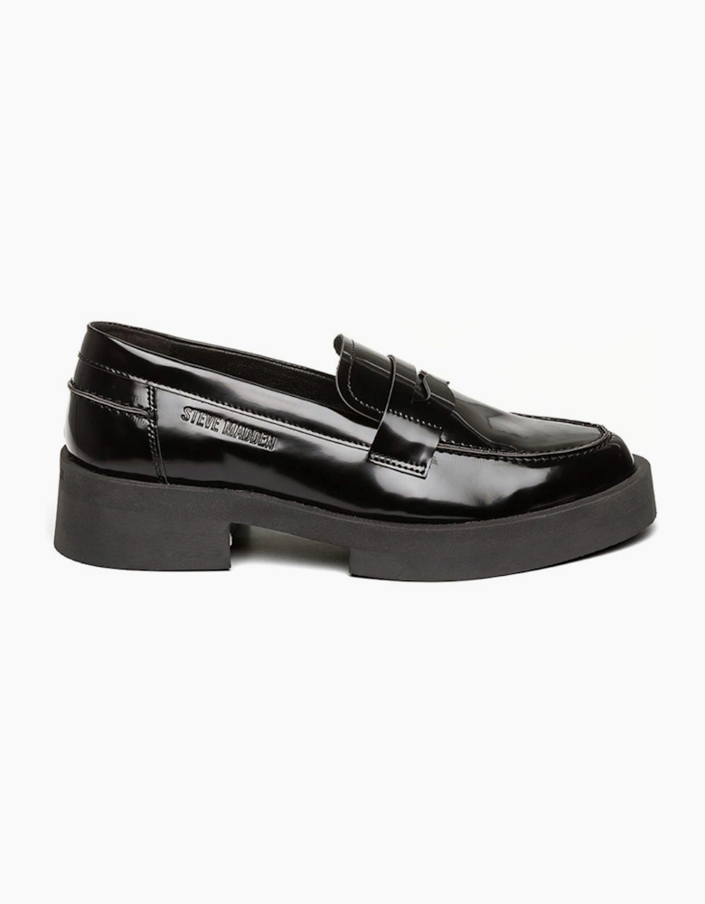 Penny Loafers with Low Block Heel