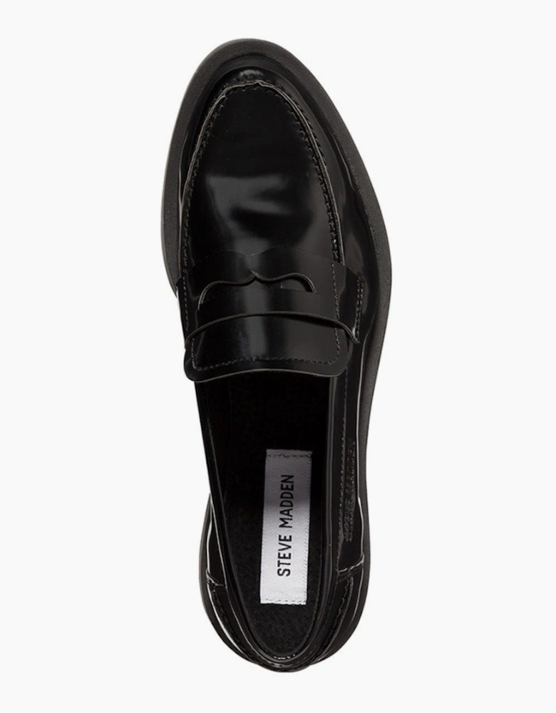 Penny Loafers with Low Block Heel