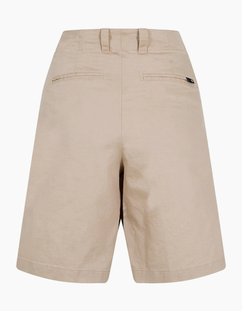 Linen Citadel Bermuda Shorts