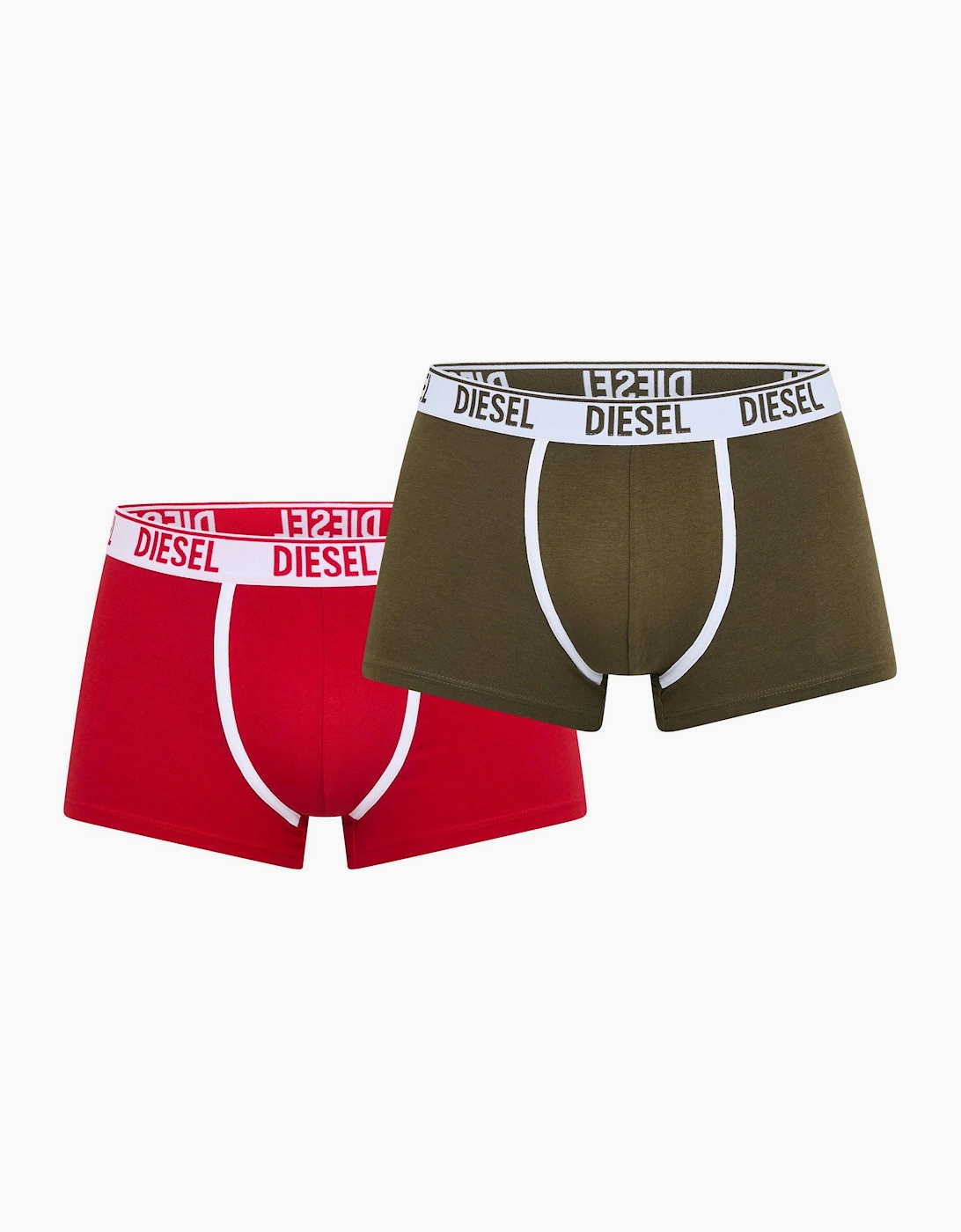 Diesel Men's Green 2 Pack Plain Design Trunck  32/30/31 Small