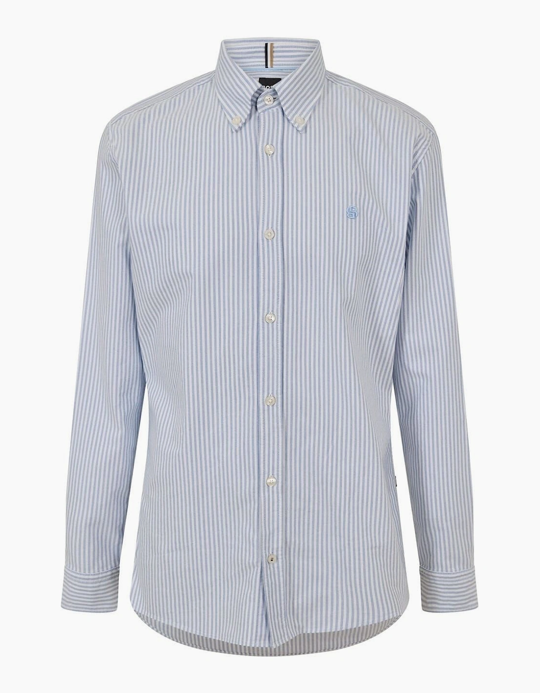Collared Neck Button Down Long Sleeve Shirt, 2 of 1