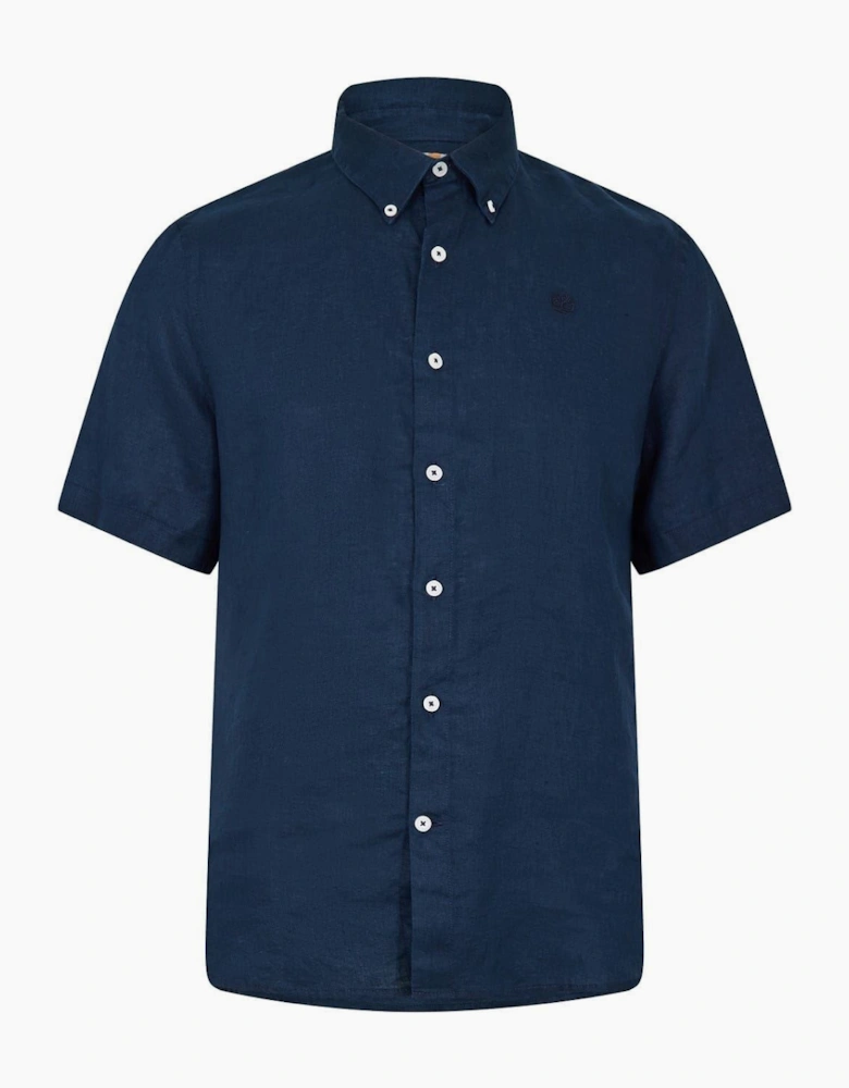 Mill Brook Collared Button Down Short Sleeve Shirt