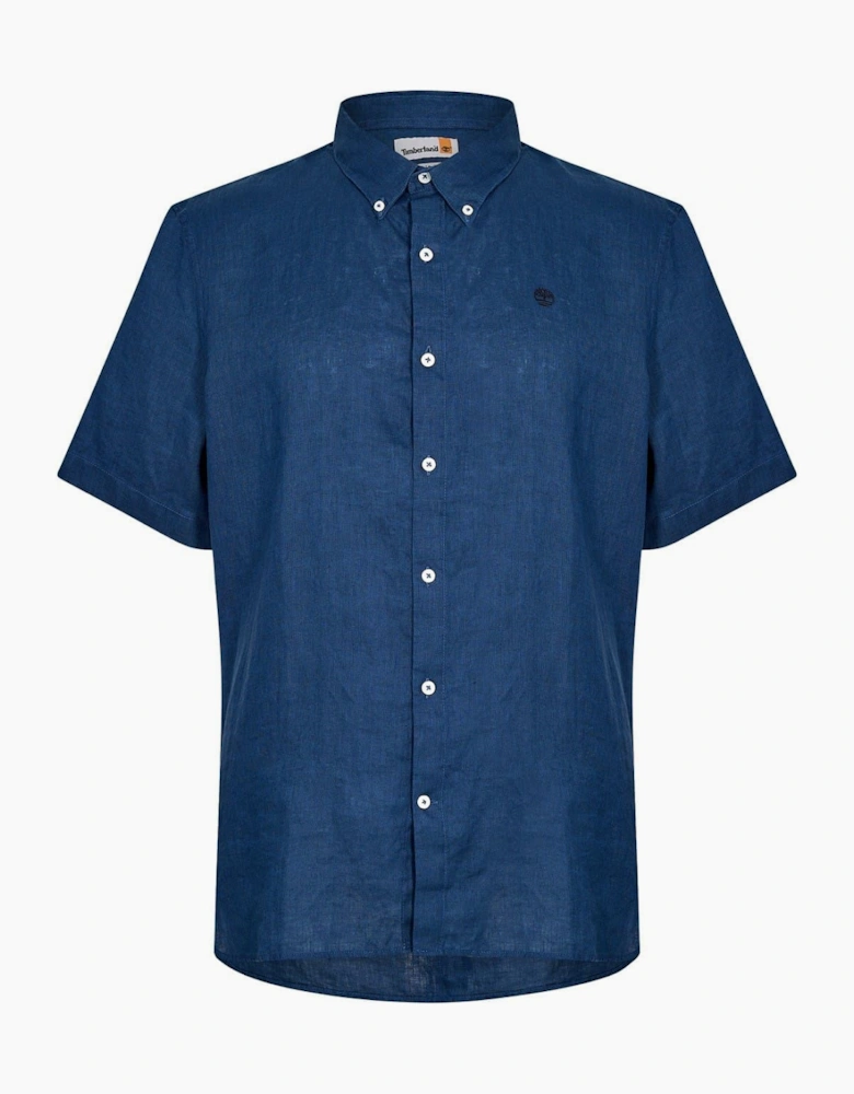 Mill Brook Collared Button Down Short Sleeve Shirt