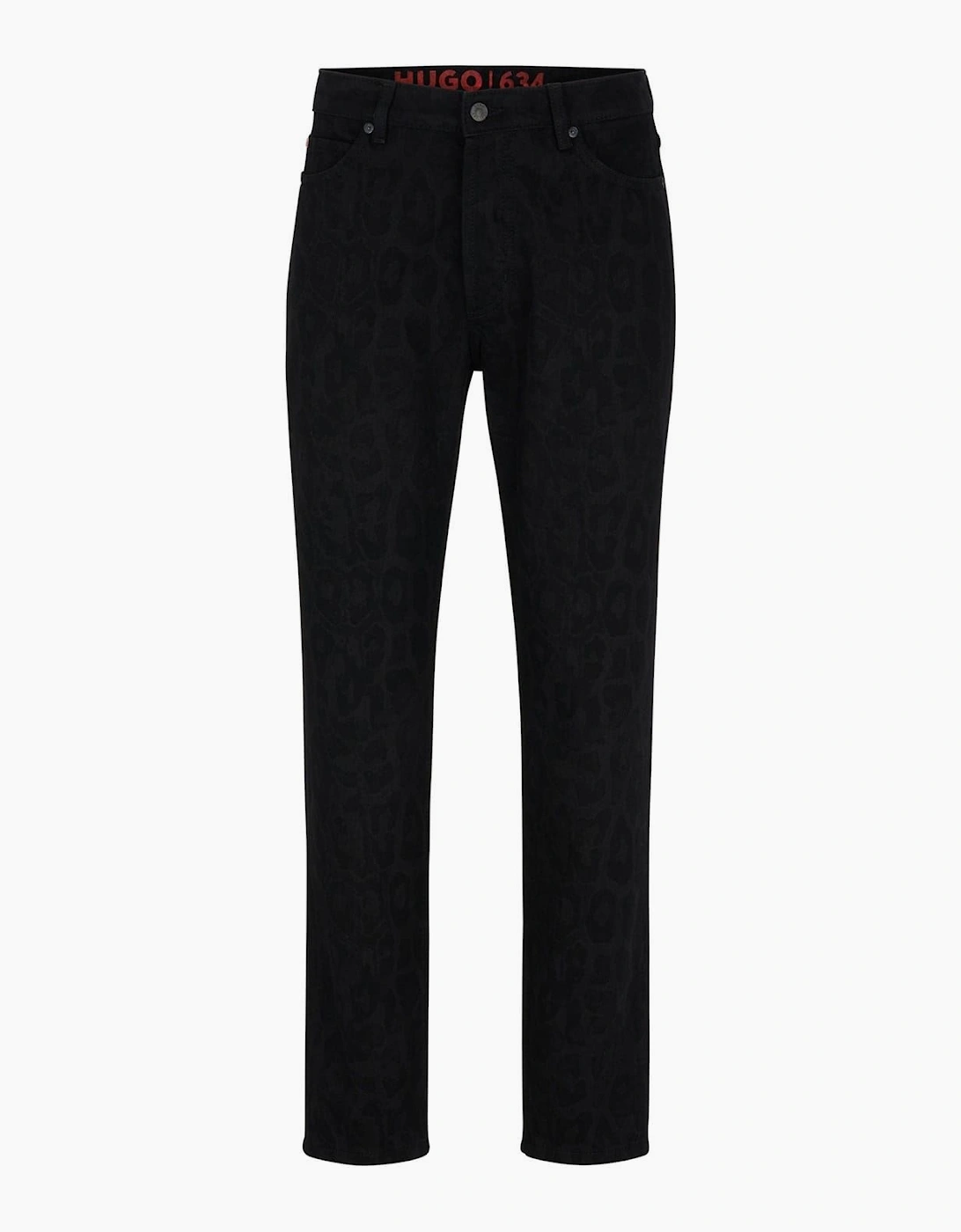 Boss Hugo Boss Men's Five Pocket Design Slim Fit Jeans - Black