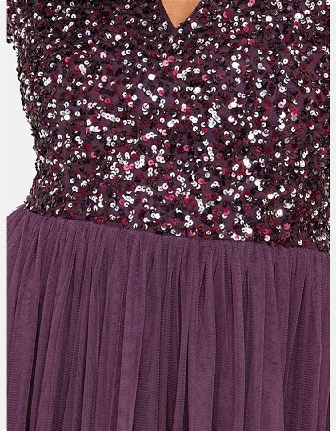 V-Neck Short Sleeve Midi Dress