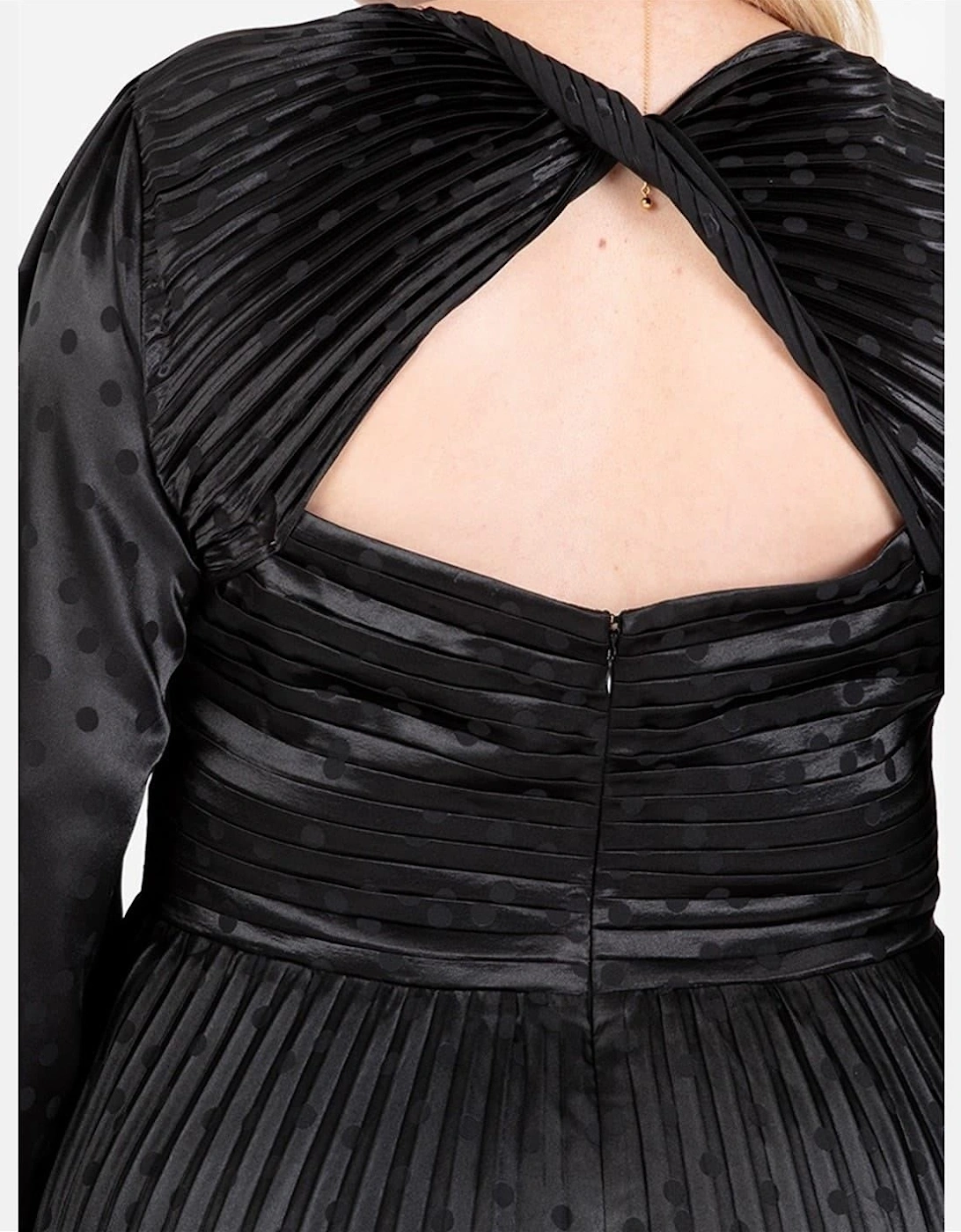V-Neck Long Sleeve Midi Wrap Dress