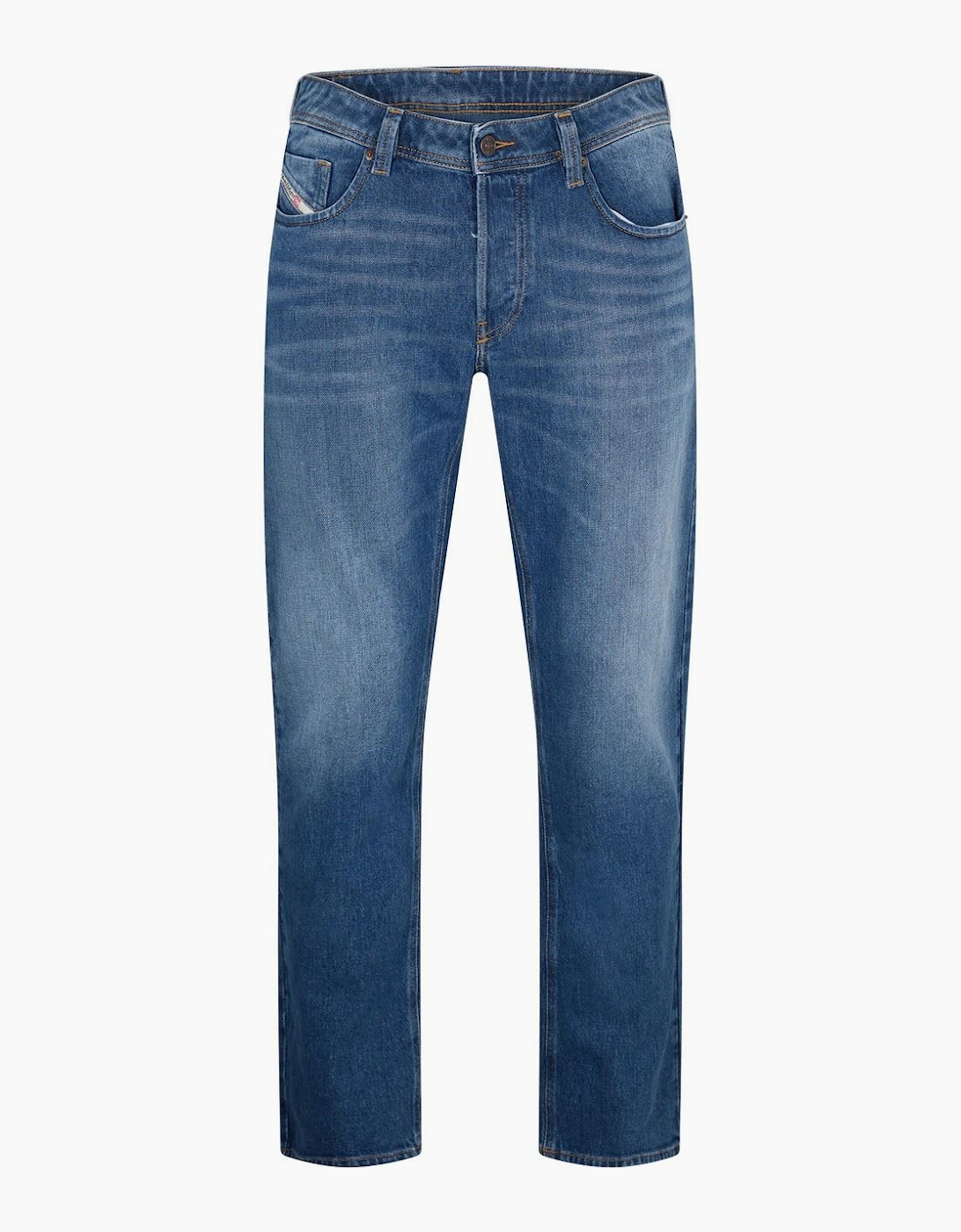 Five Pocket Design Straight Leg Jeans