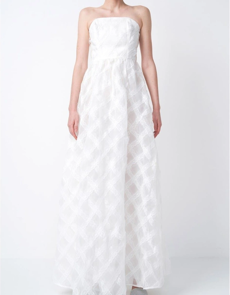Wrap Maxi Bandeau Dress
