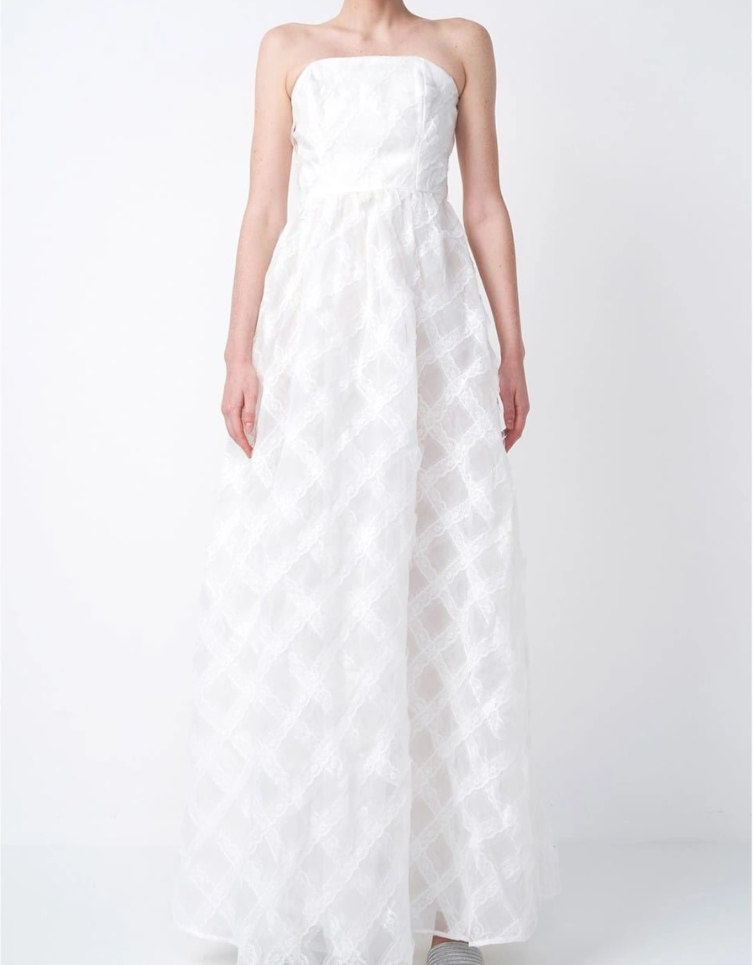 Wrap Maxi Bandeau Dress