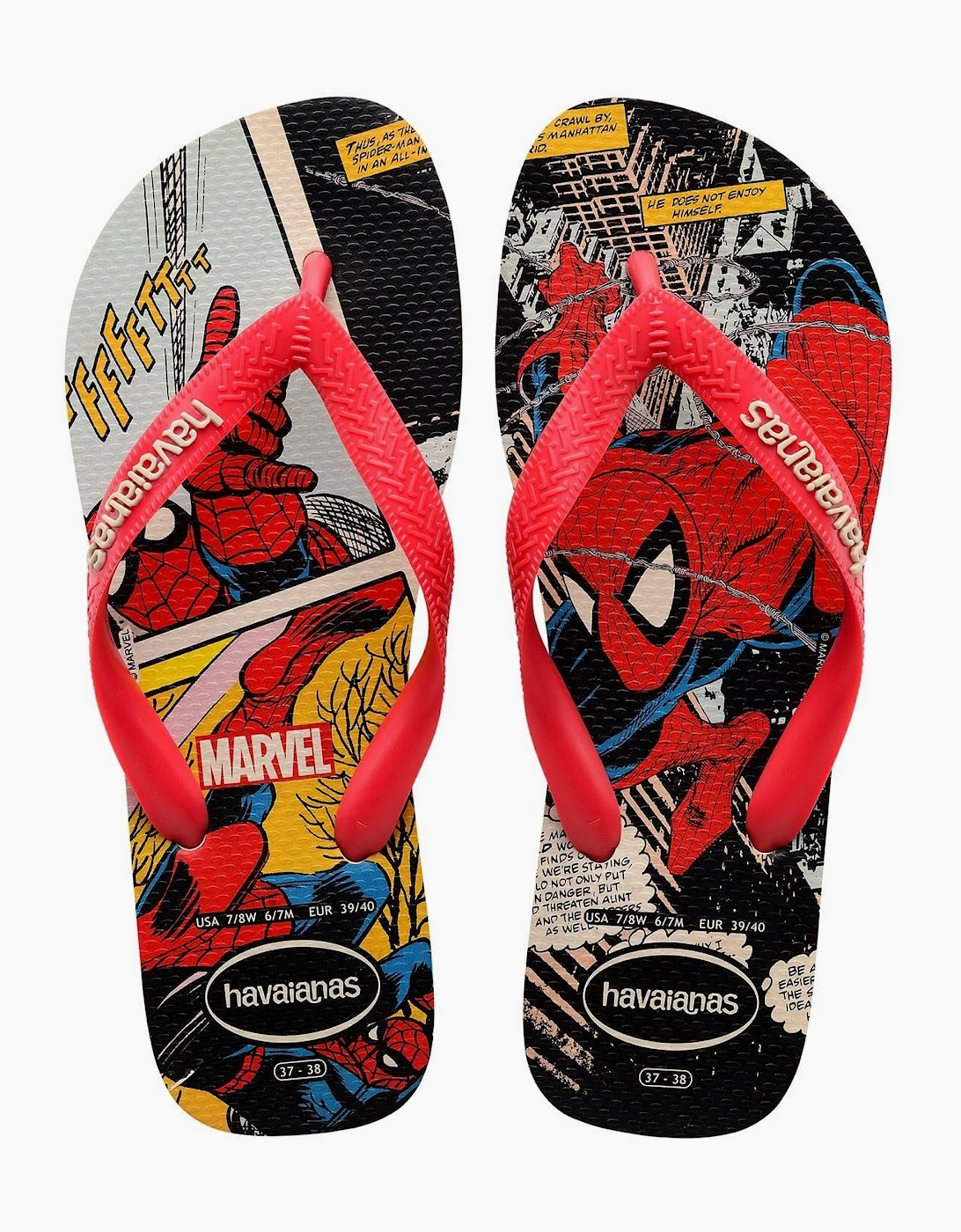 Hav. Top Marvel Classics Beige Stra Flip Flops Womens