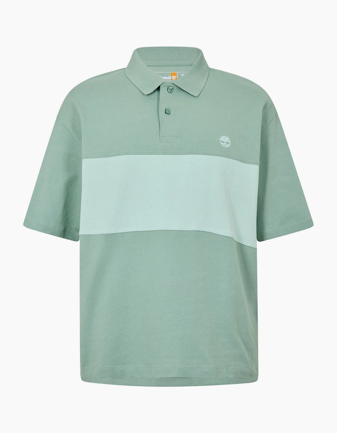 Color Block Rugby Polo Shirt