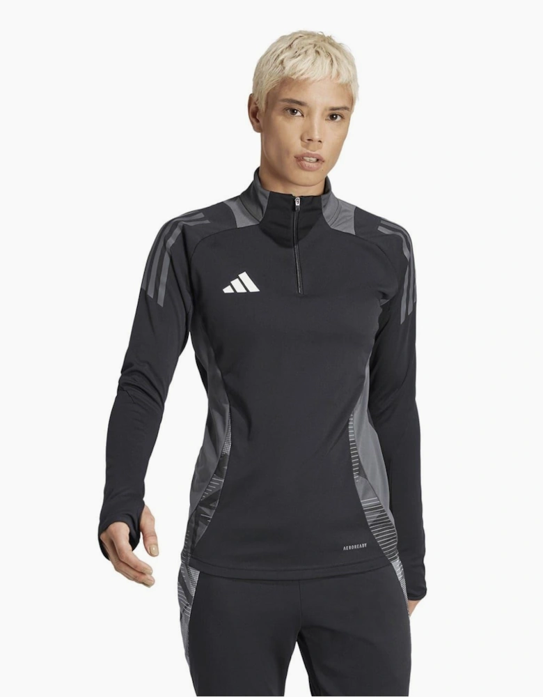 Tiro24 Funnel Neck Raglan Sleeve Athletic Top