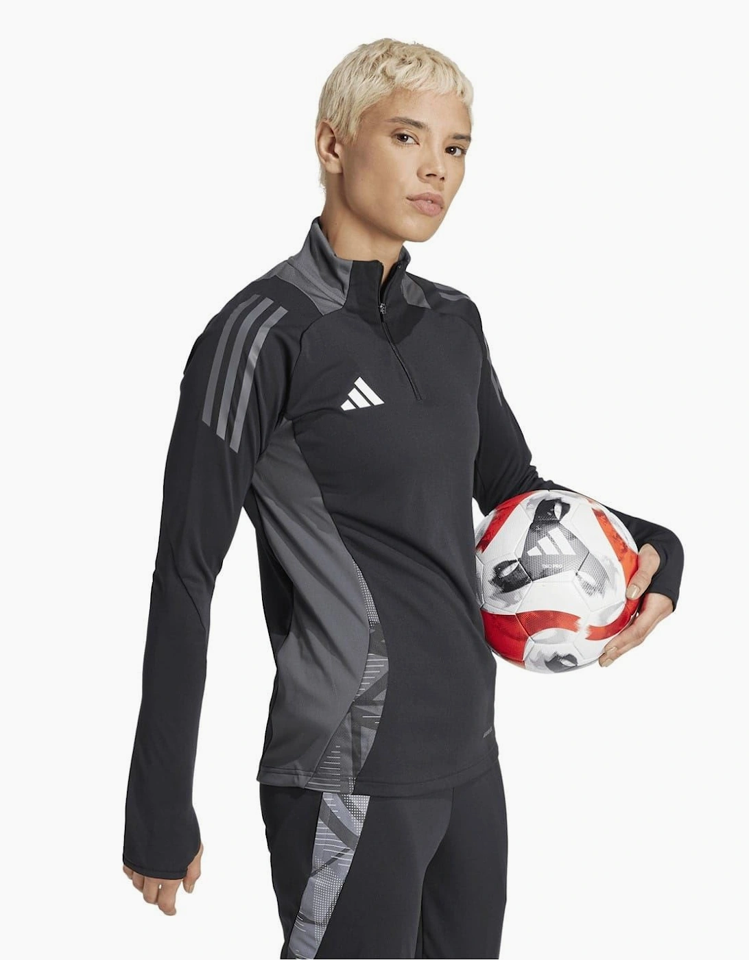 Tiro24 Funnel Neck Raglan Sleeve Athletic Top