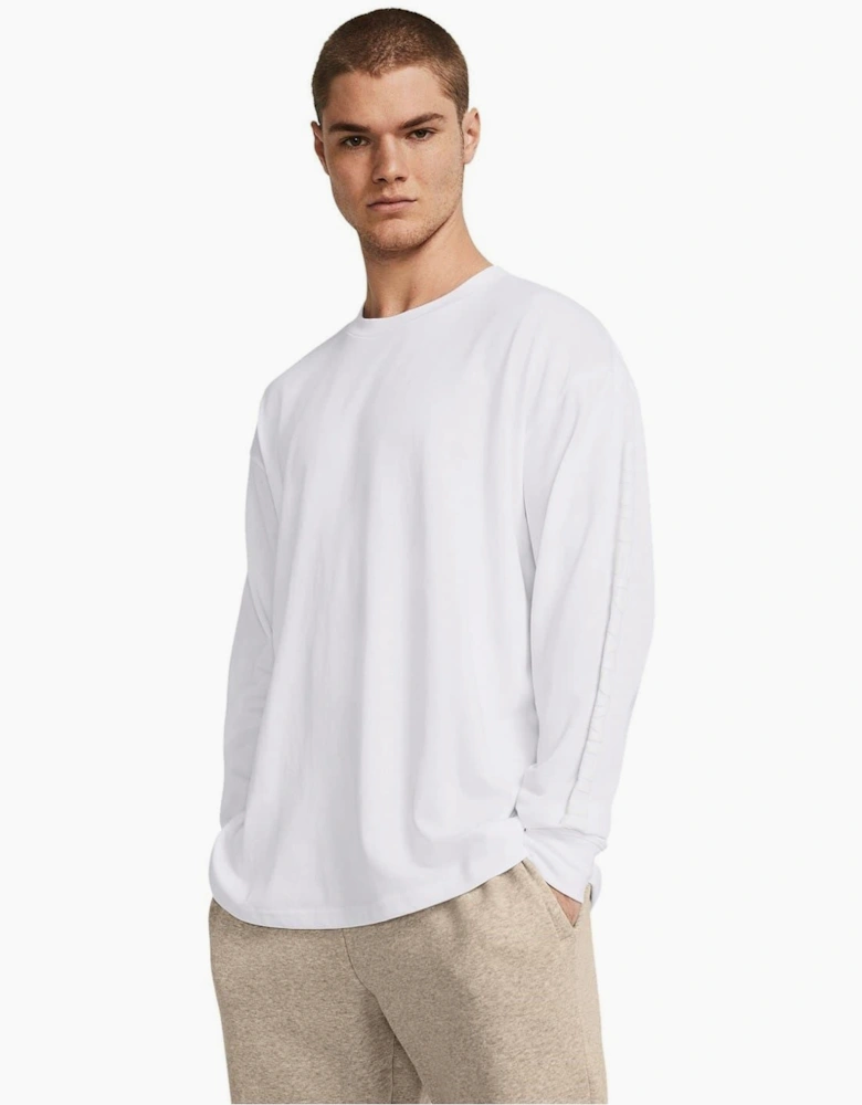 Embossed Logo Long Sleeve Jersey T-Shirt