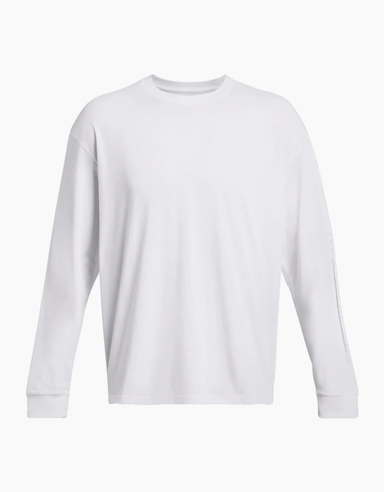 Embossed Logo Long Sleeve Jersey T-Shirt
