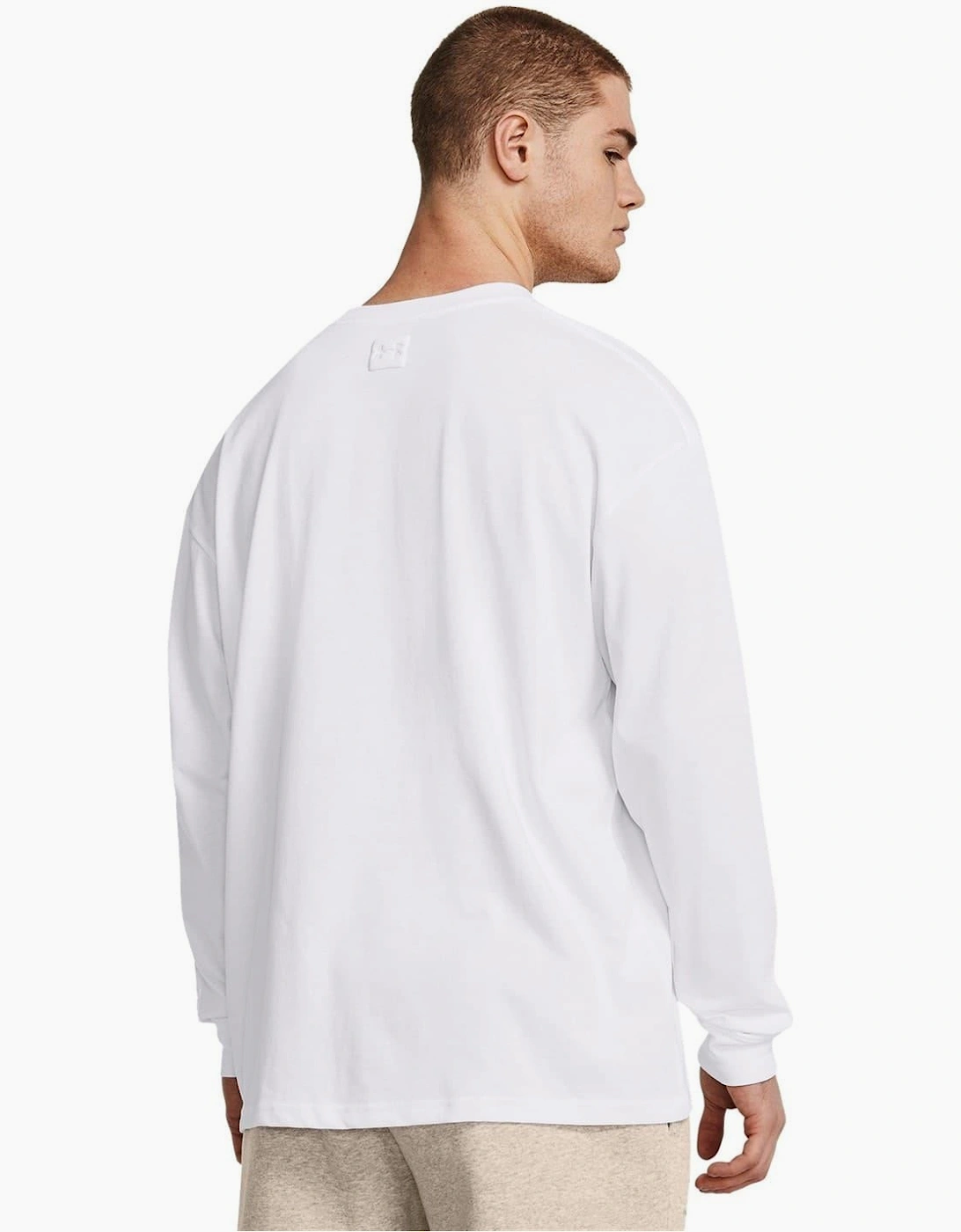 Embossed Logo Long Sleeve Jersey T-Shirt